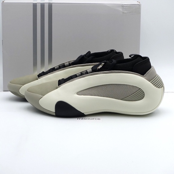NEW adidas Harden Volume 8 Basketball Shoes Men\'s IG6649 Feather Grey/Ivory
